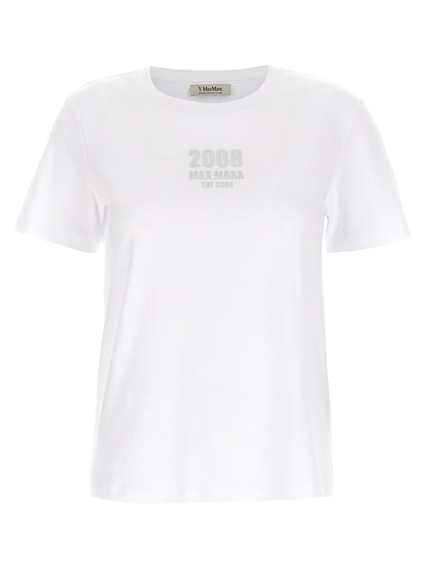 'S Max Mara 100% cotton t-shirt in white