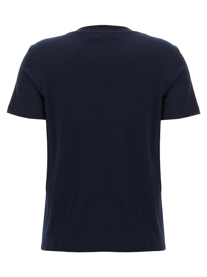 'S Max Mara 100% cotton t-shirt in navy — view 2