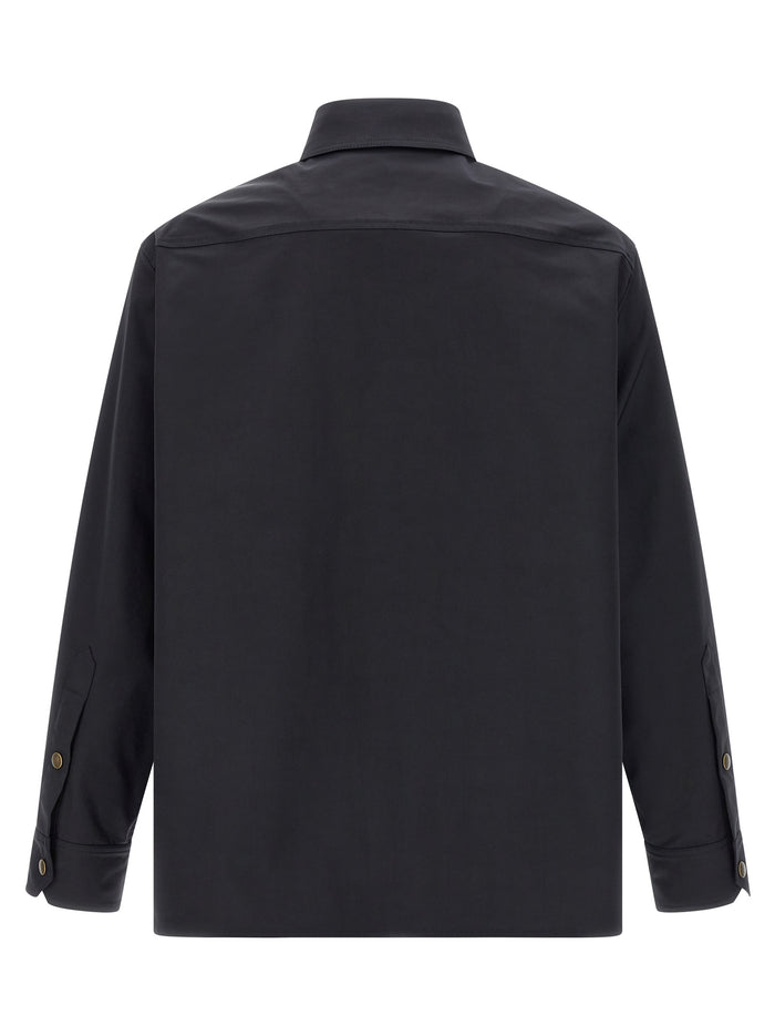 Valentino Garavani 64% polyester shirt in black — view 2