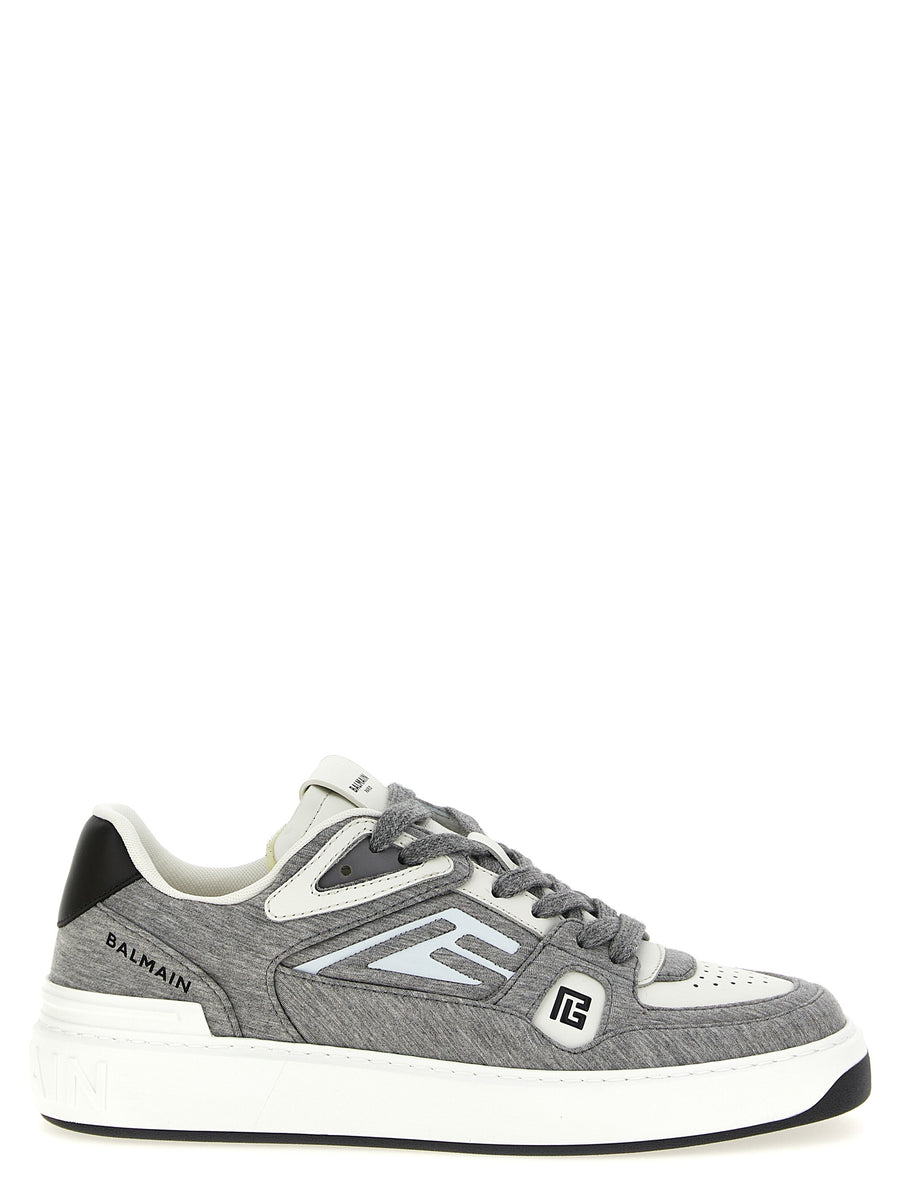 Balmain 75% Polyester sneaker in gray