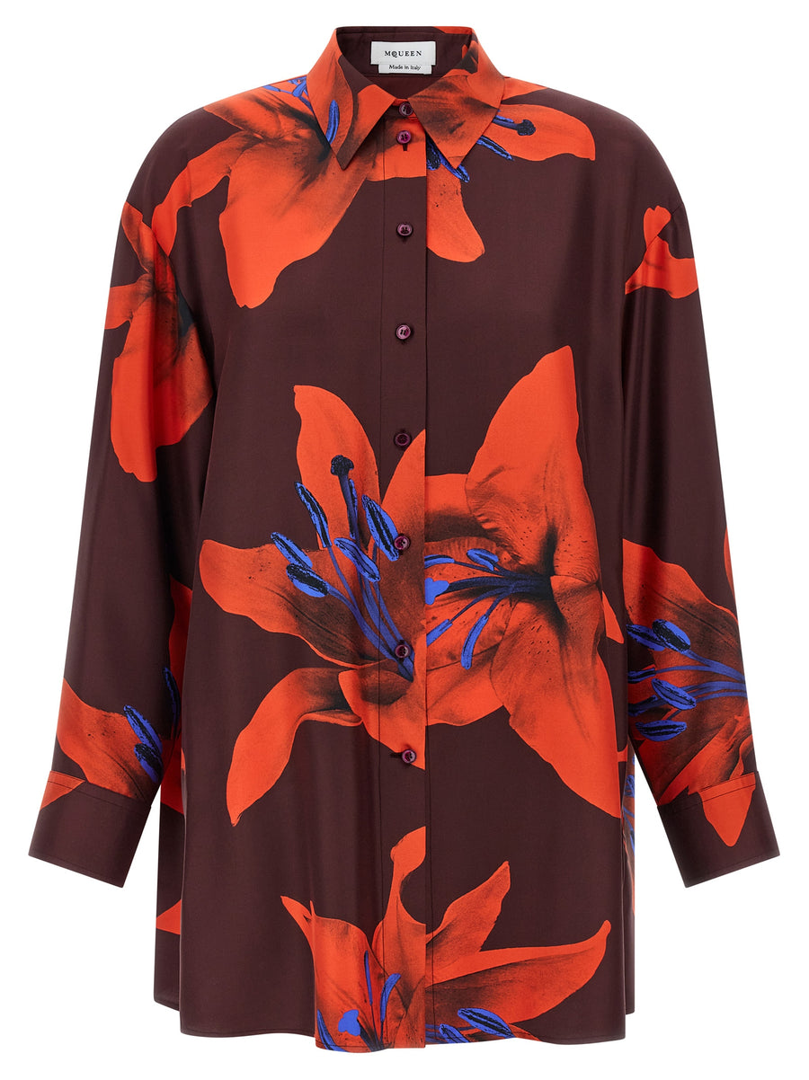 Alexander McQueen 100% silk blouse in multicolor