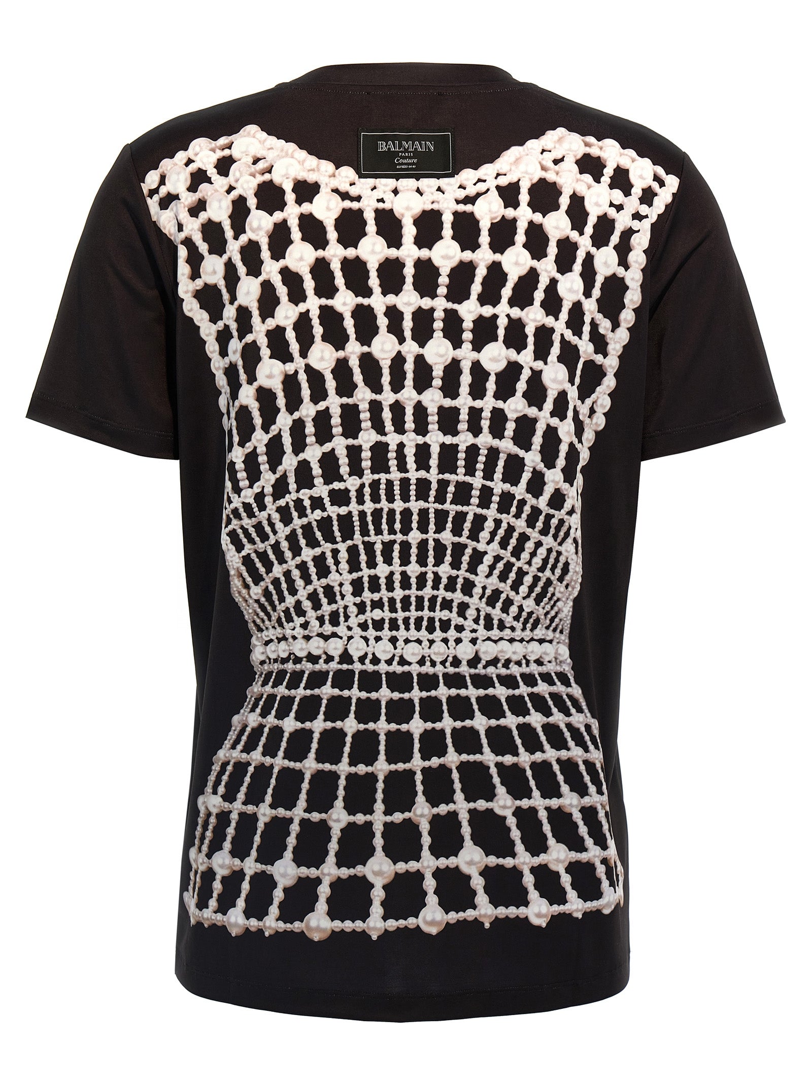 Balmain 100% Organic Cotton t-shirt in black — view 2