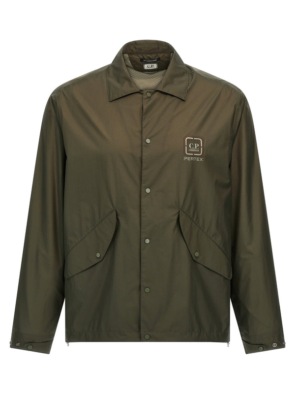 C.P. Company 100% polyamide jacket in green