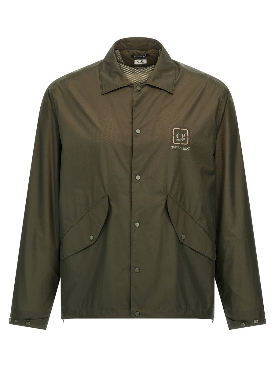 C.P. Company 100% polyamide jacket in green