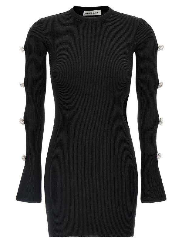 Mach & Mach 70% viscose bodysuit in black