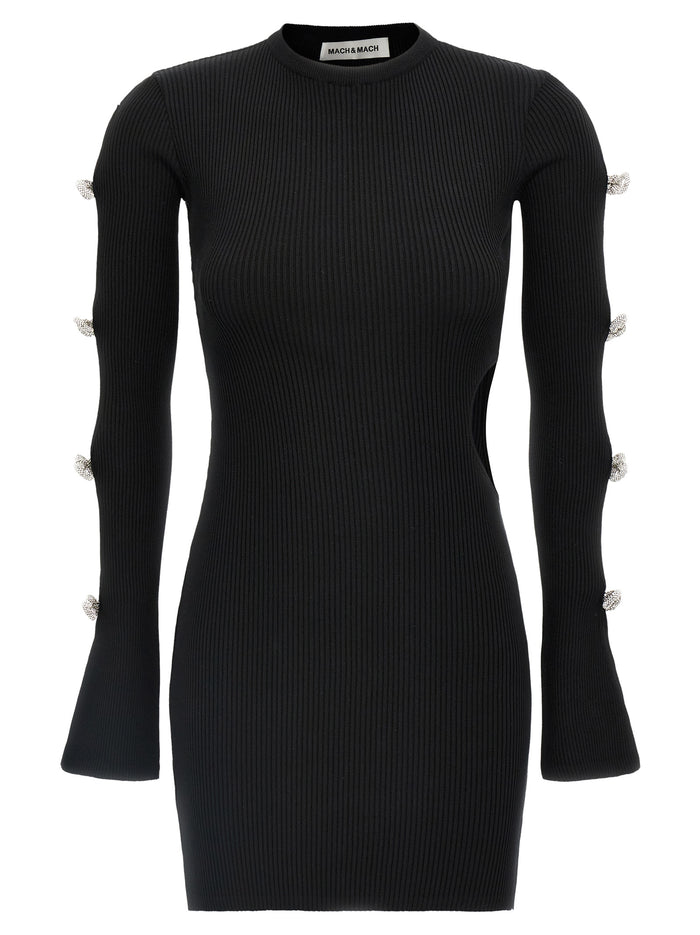 Mach & Mach 70% viscose bodysuit in black