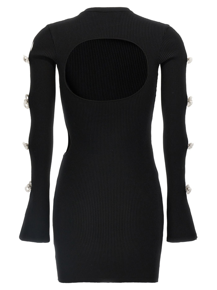 Mach & Mach 70% viscose bodysuit in black — view 2