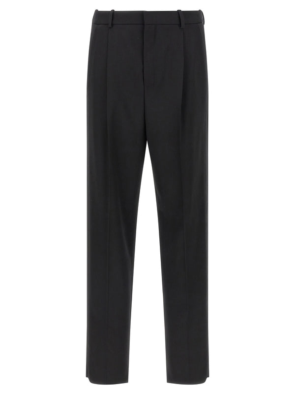 Saint Laurent 100% Wool trousers in black