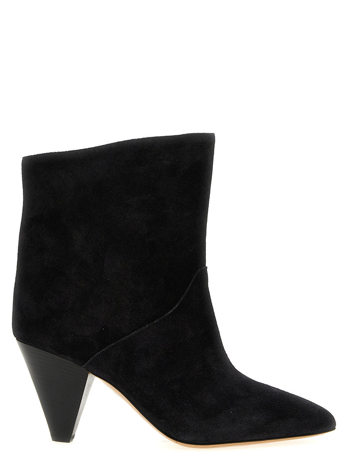 Isabel Marant 100% calfskin leather ankle boot in black