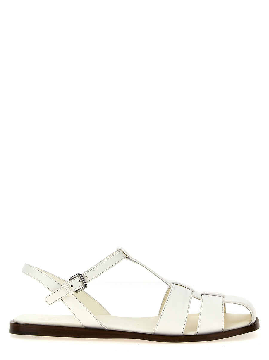 Church'S 100% lamb leather sandal in white