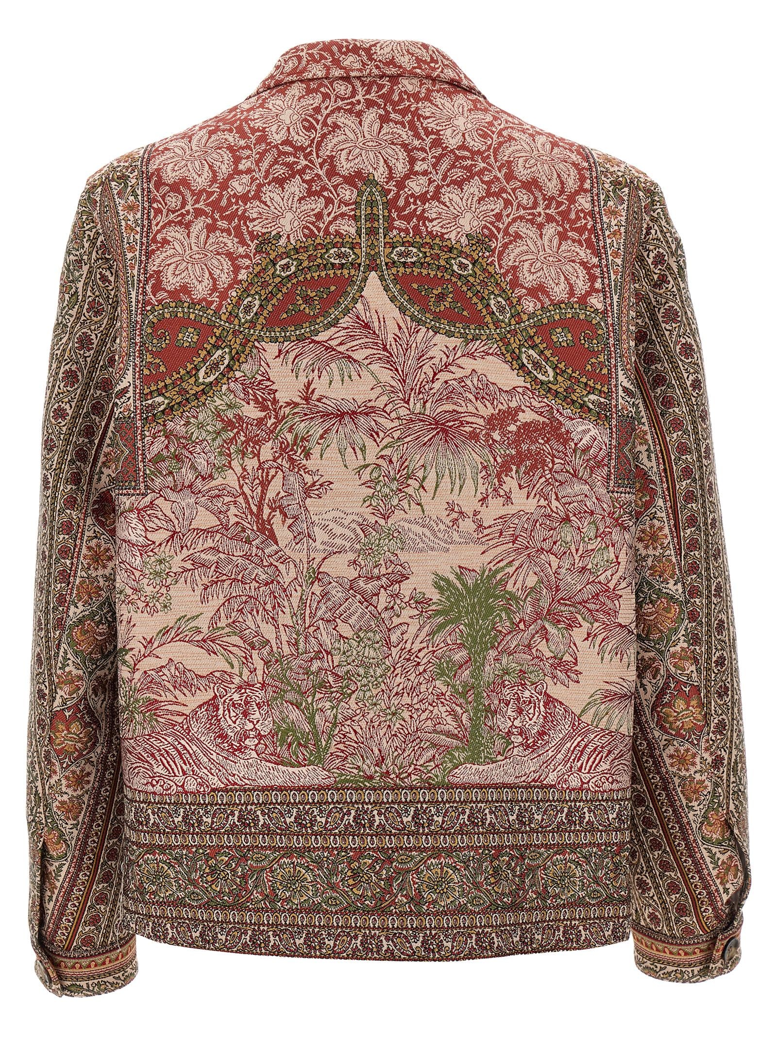 Etro 59% polyester overshirt in multicolor — view 2