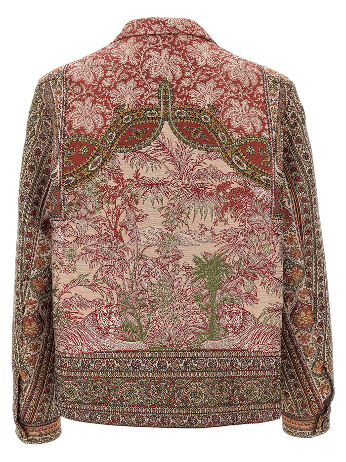 Etro 59% polyester overshirt in multicolor — view 2