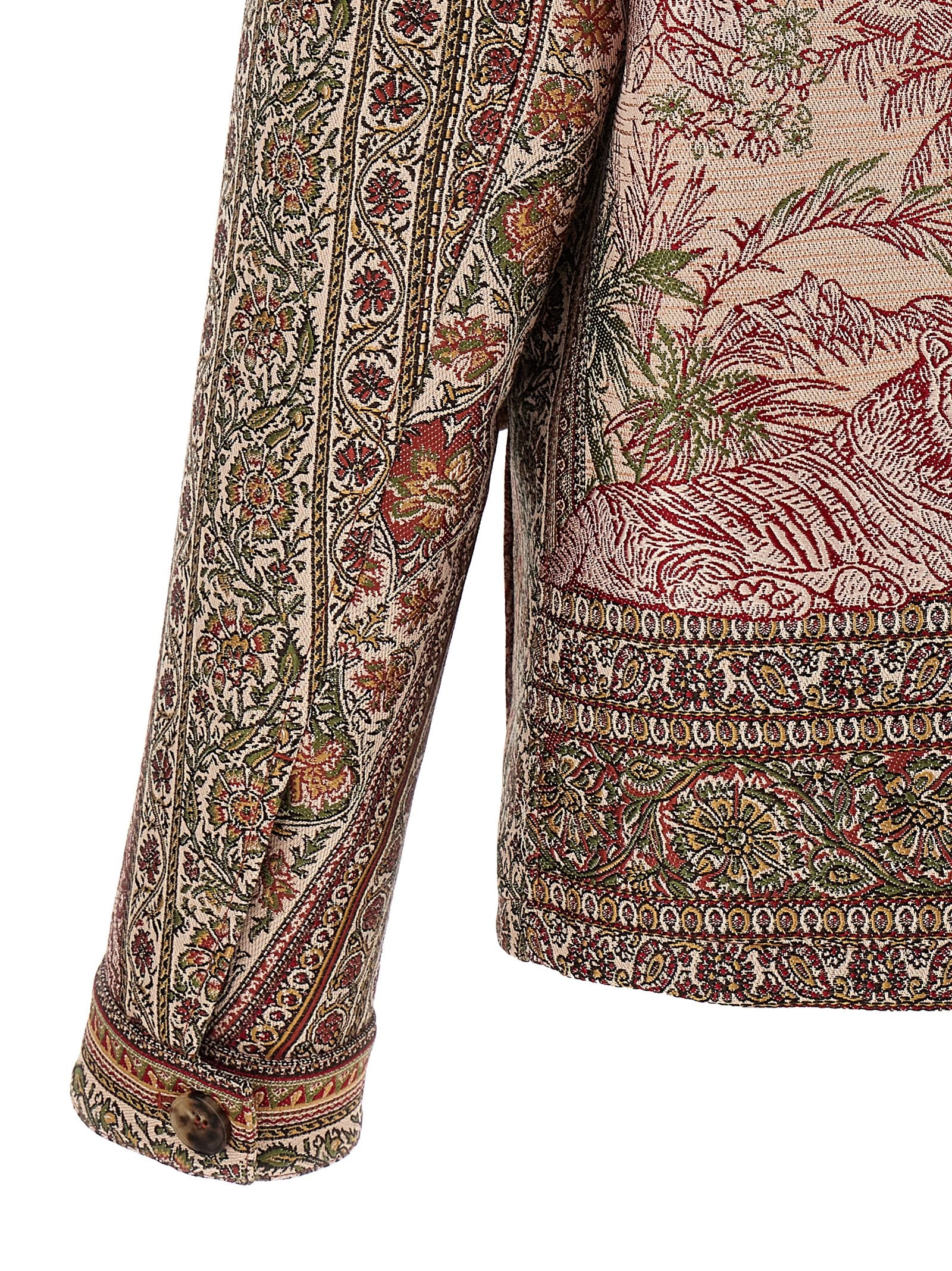 Etro 59% polyester overshirt in multicolor — view 4