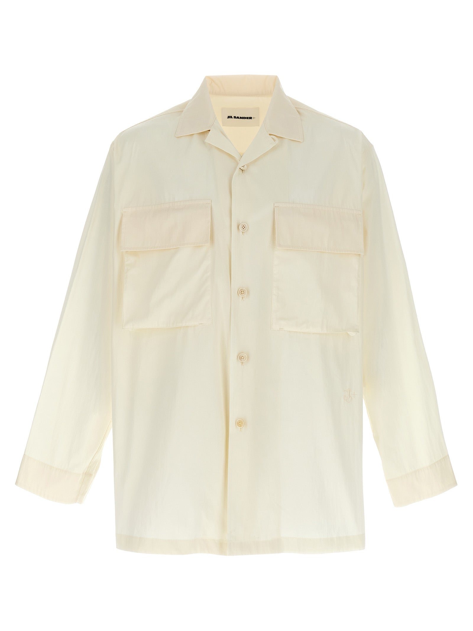 Jil Sander 100% cotton shirt in white