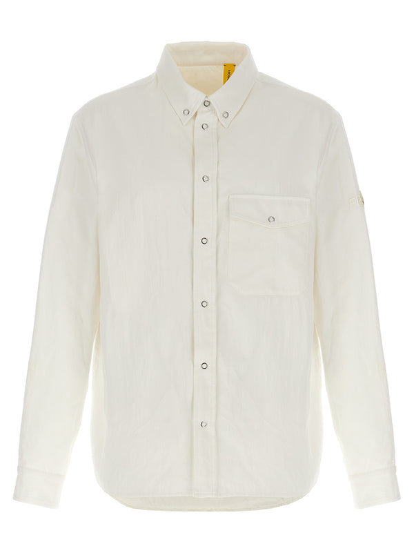 Moncler Genius 100% polyamide overshirt in white
