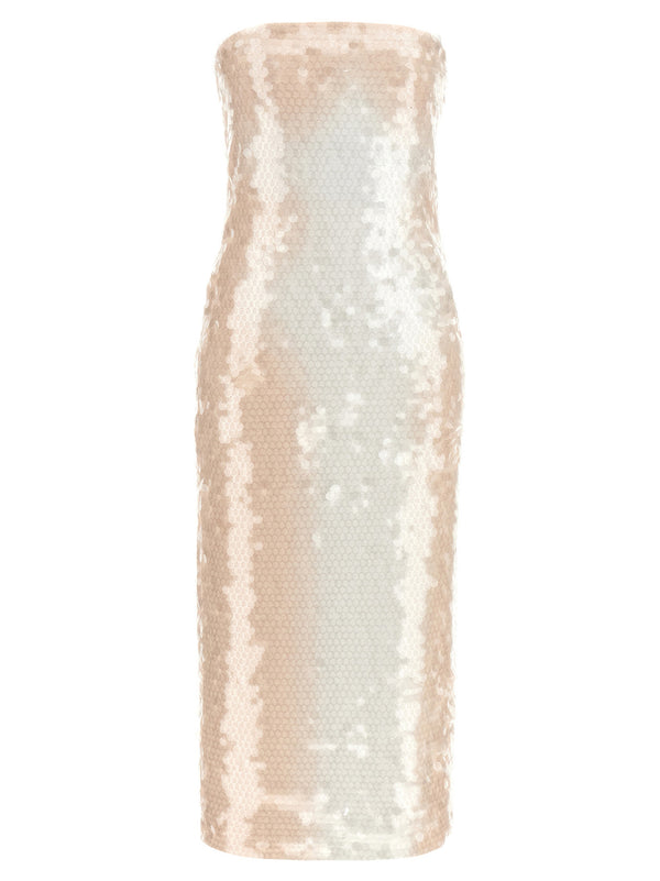 Sportmax 95% polyamide dress in pink