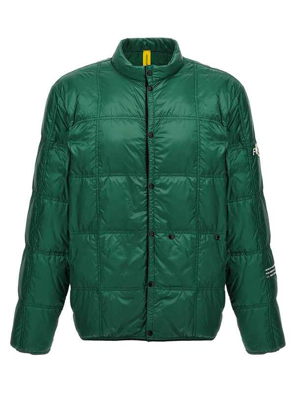 Moncler Genius 100% polyamide down jacket in green