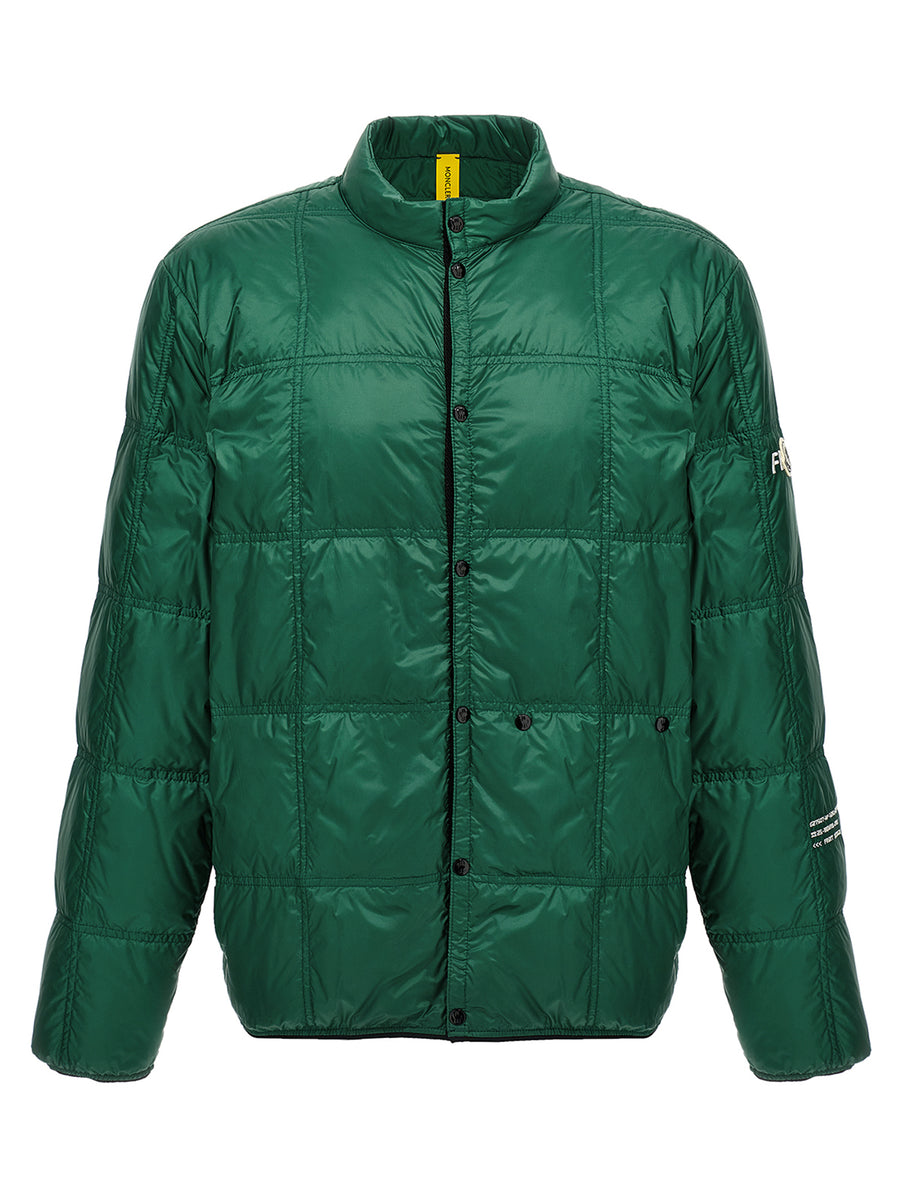 Moncler Genius 100% polyamide down jacket in green