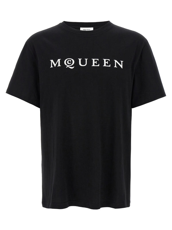 Alexander McQueen 100% cotton t-shirt in black