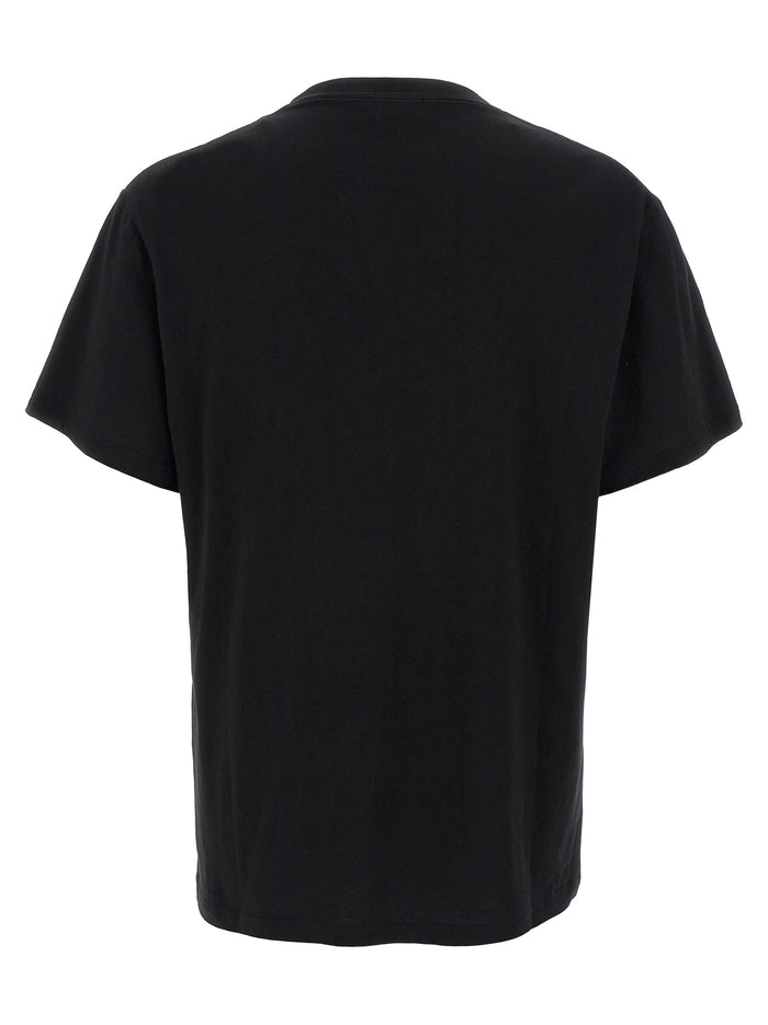 Alexander McQueen 100% cotton t-shirt in black — view 2