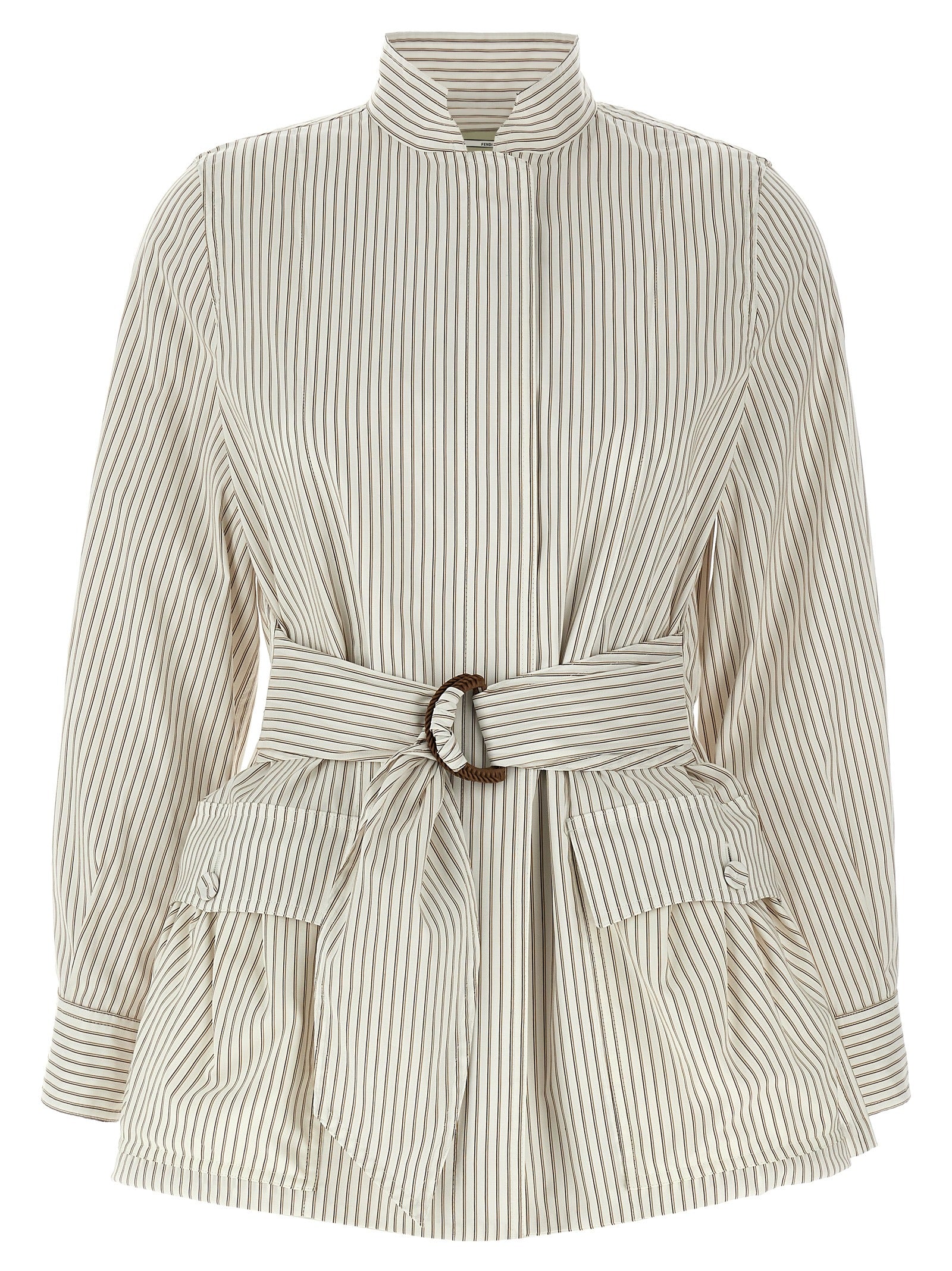 Fendi 77% Cotton jacket in white