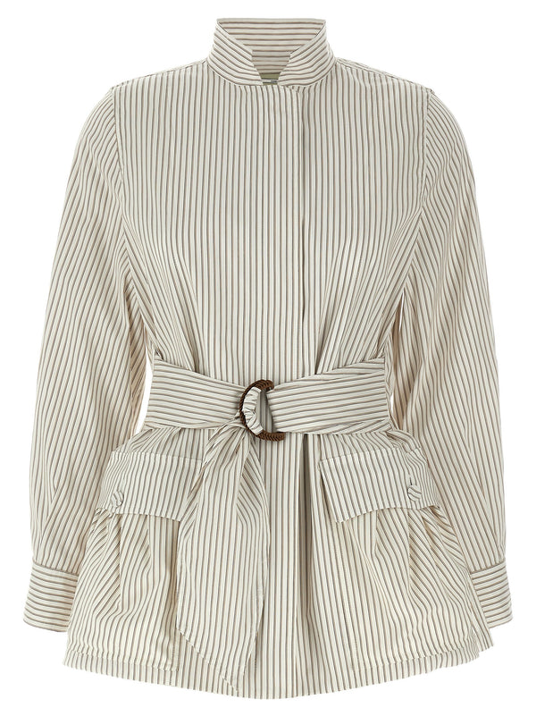 Fendi 77% Cotton jacket in white