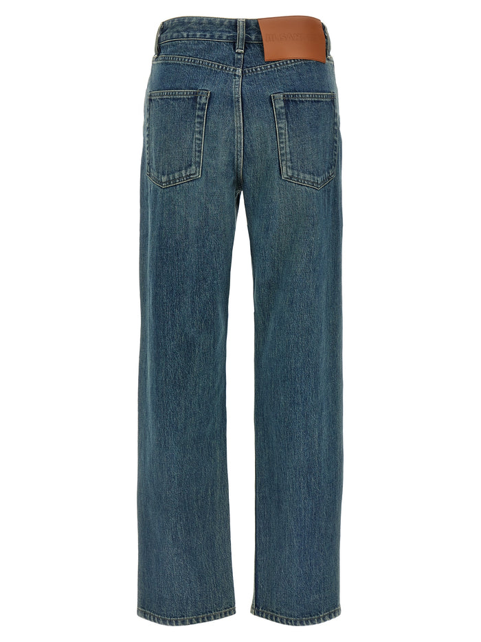 Jil Sander 100% Cotton jeans in blue — view 2