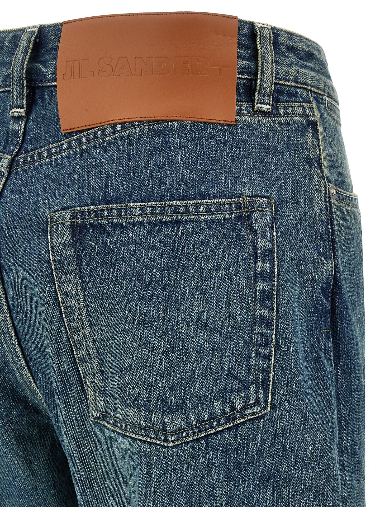 Jil Sander 100% Cotton jeans in blue — view 4
