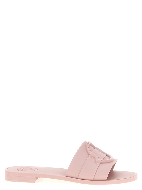 Moncler 100% Elastane slide in pink