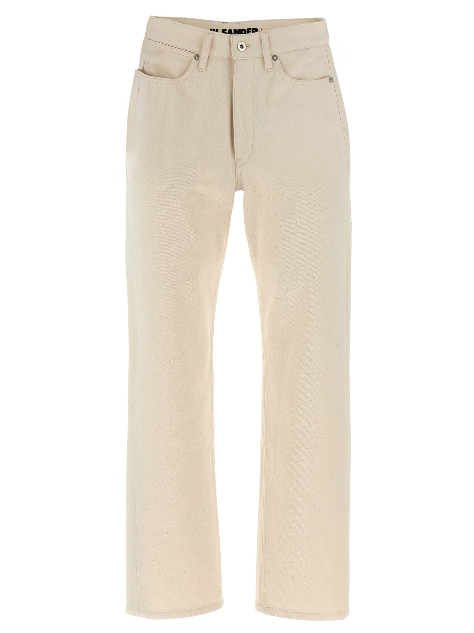 Jil Sander 100% cotton jeans in beige