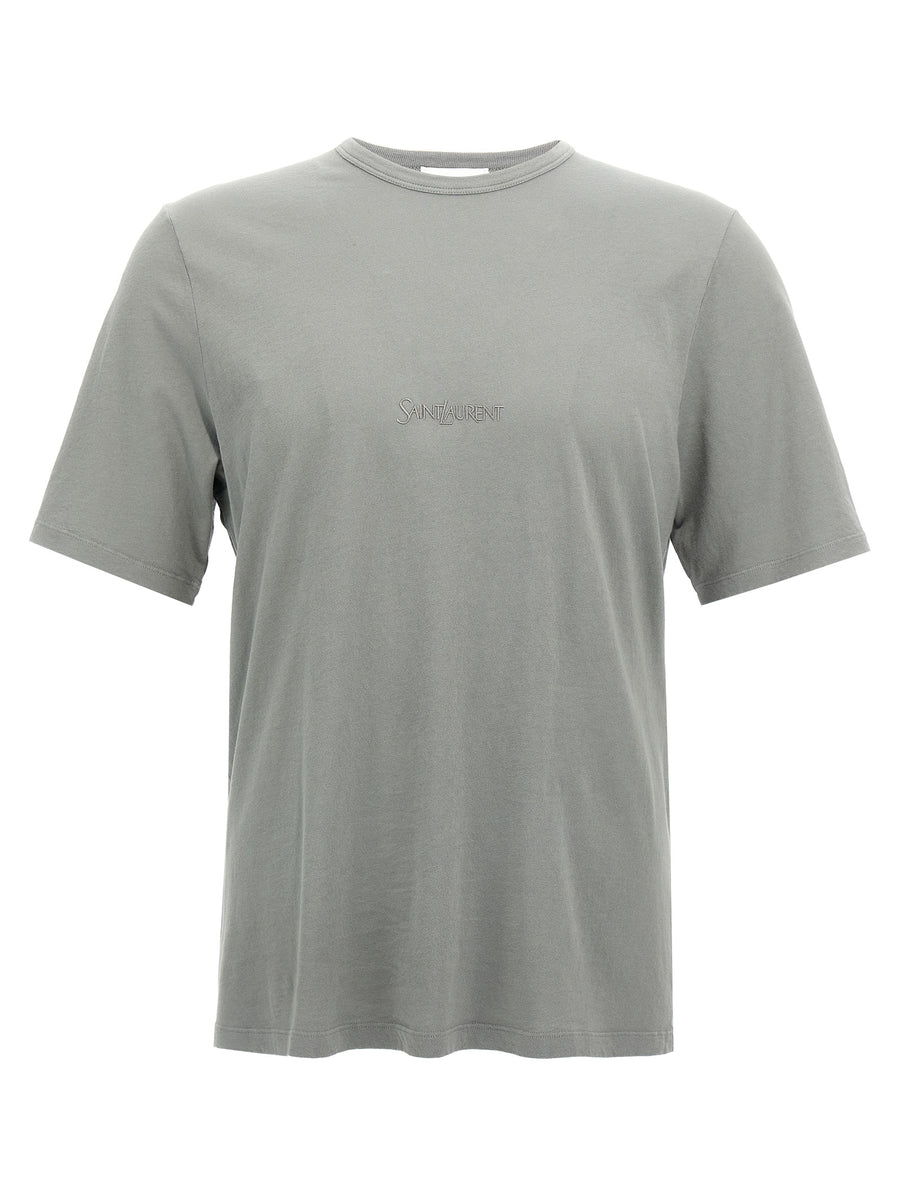 Saint Laurent 100% Cotton t-shirt in gray