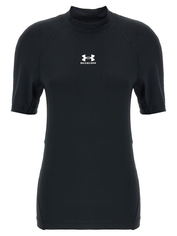 Balenciaga 85% Polyester t-shirt in black