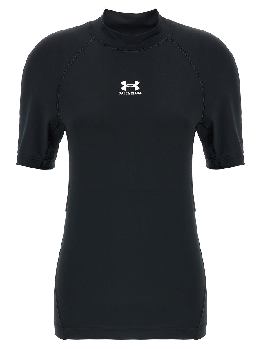 Balenciaga 85% Polyester t-shirt in black