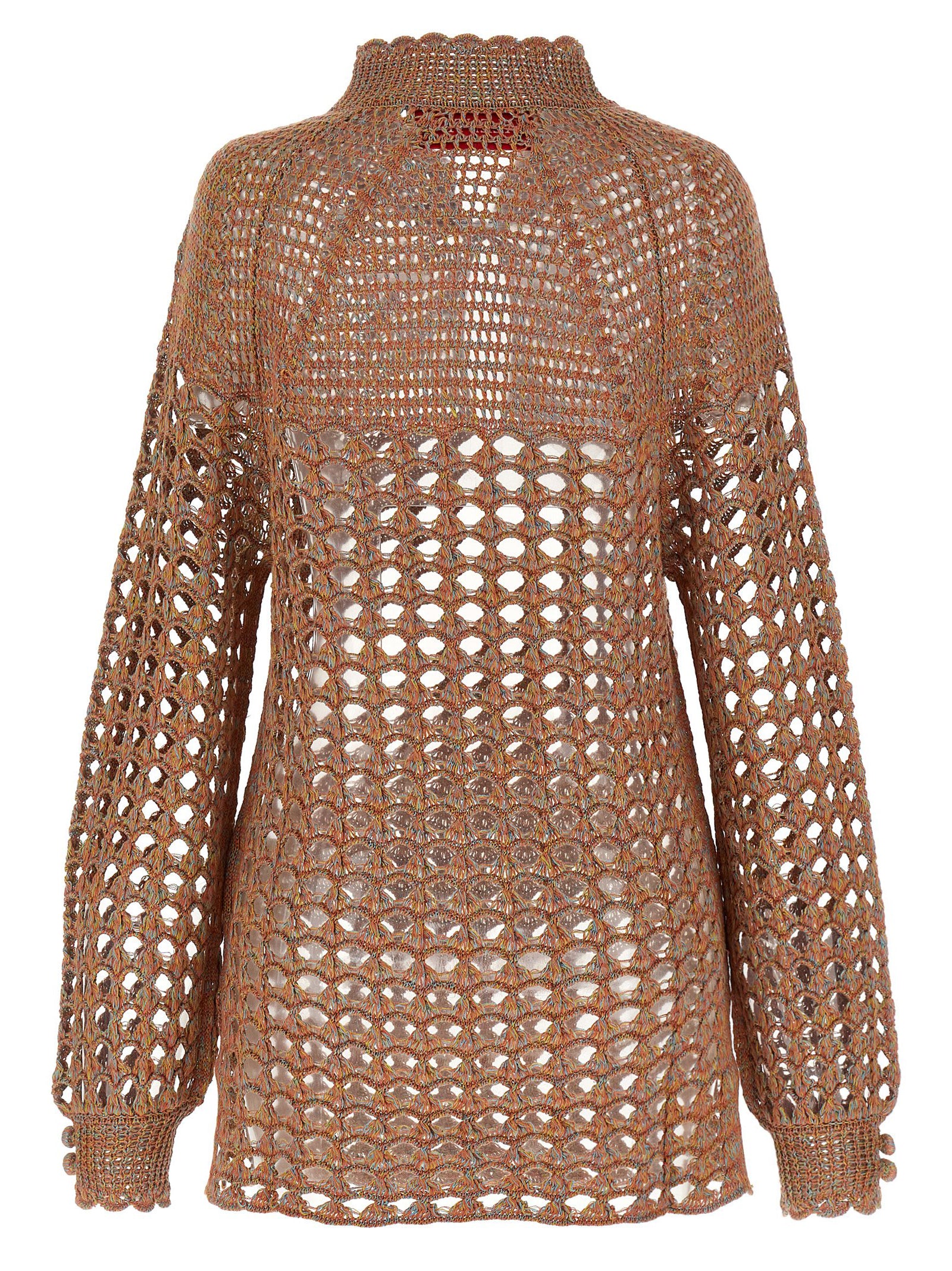 Valentino Garavani 66% linen cardigan in multicolor — view 2