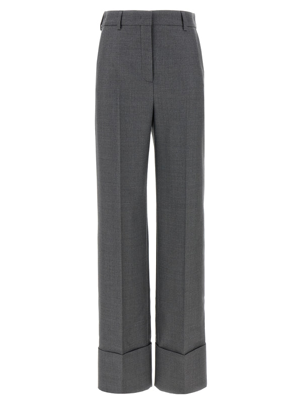 Valentino Garavani 100% virgin wool trousers in gray