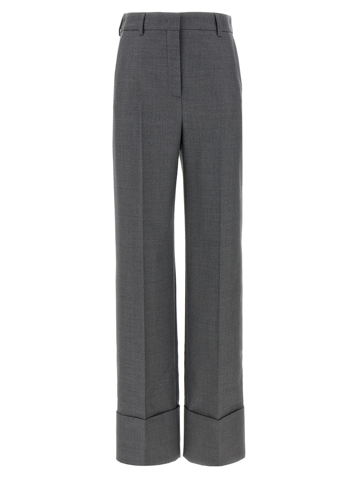 Valentino Garavani 100% virgin wool trousers in gray
