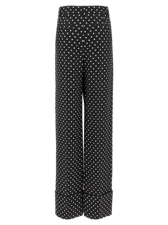 Valentino Garavani 100% Viscose trousers in black — view 2