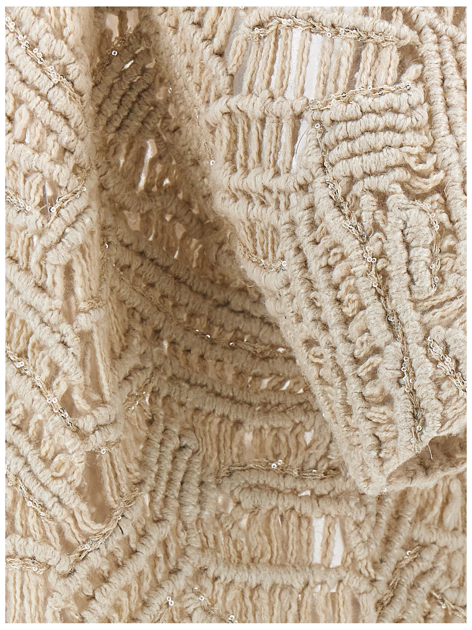 Brunello Cucinelli 52% Silk cardigan in beige — view 4
