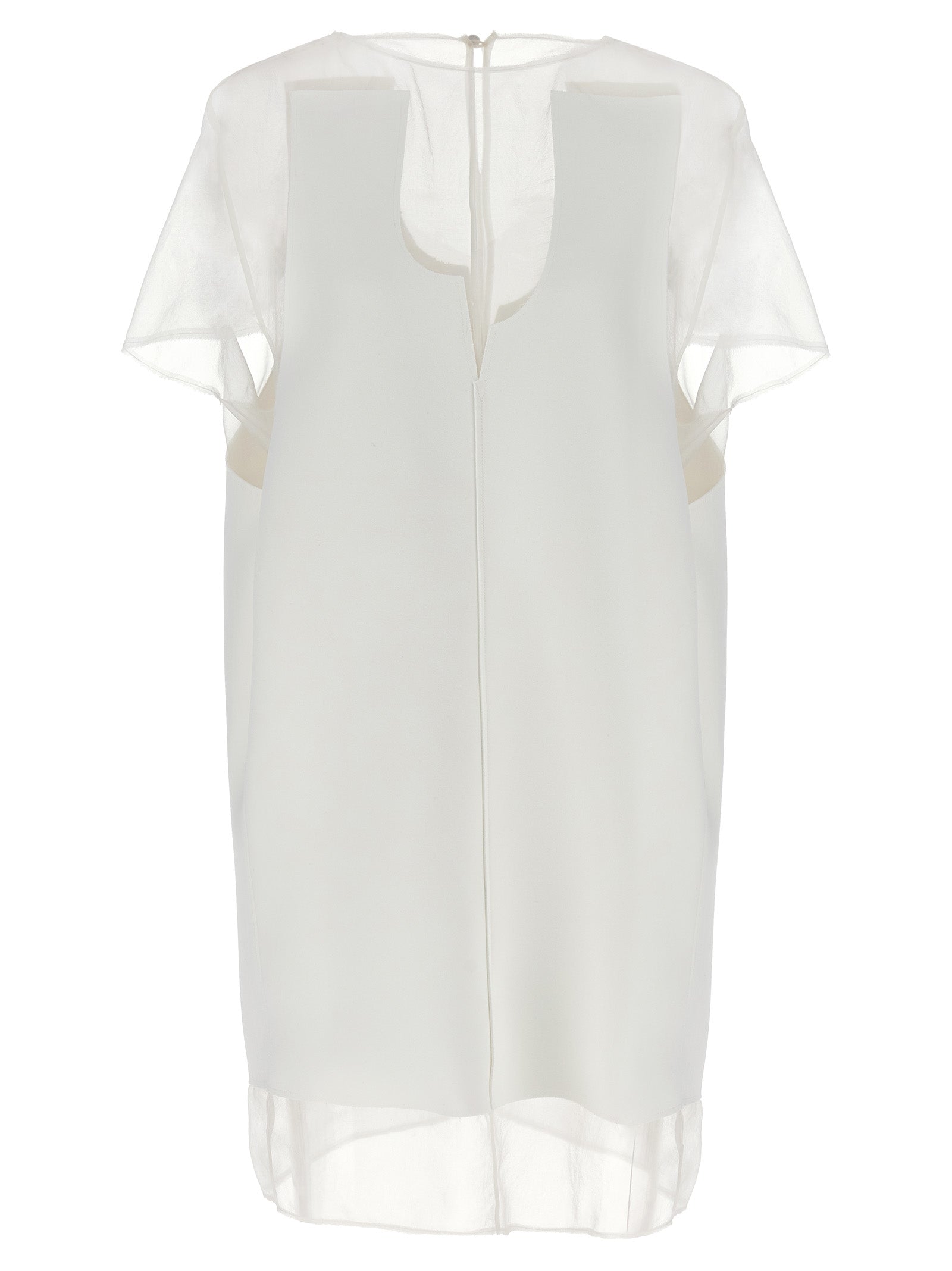 Khaite 100% polyester dress in white