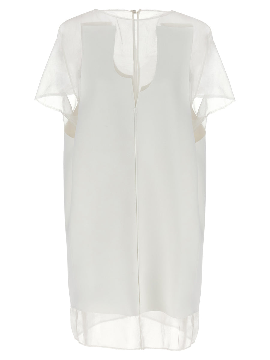 Khaite 100% polyester dress in white