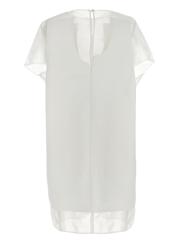 Khaite 100% polyester dress in white — view 2