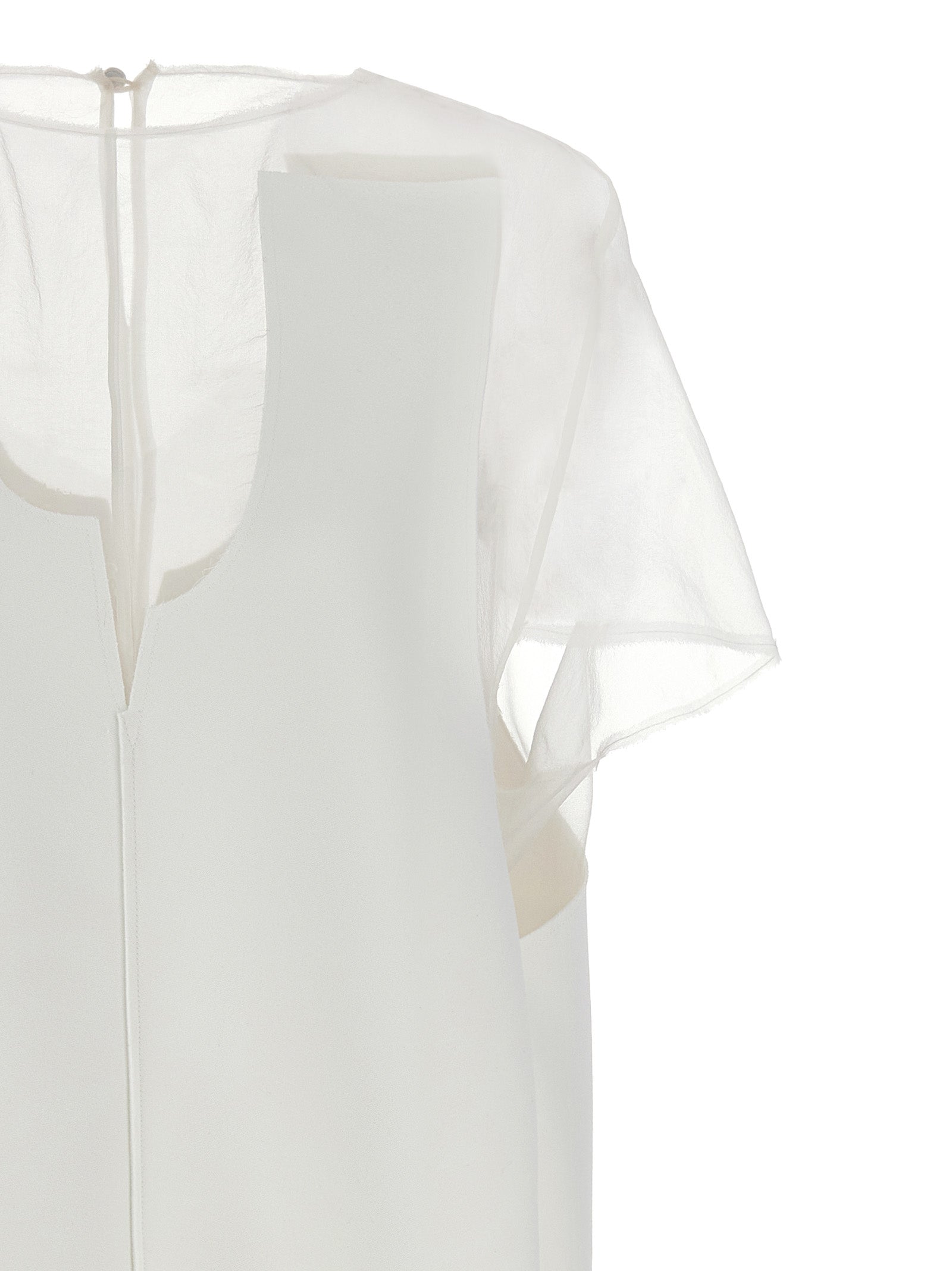 Khaite 100% polyester dress in white — view 3