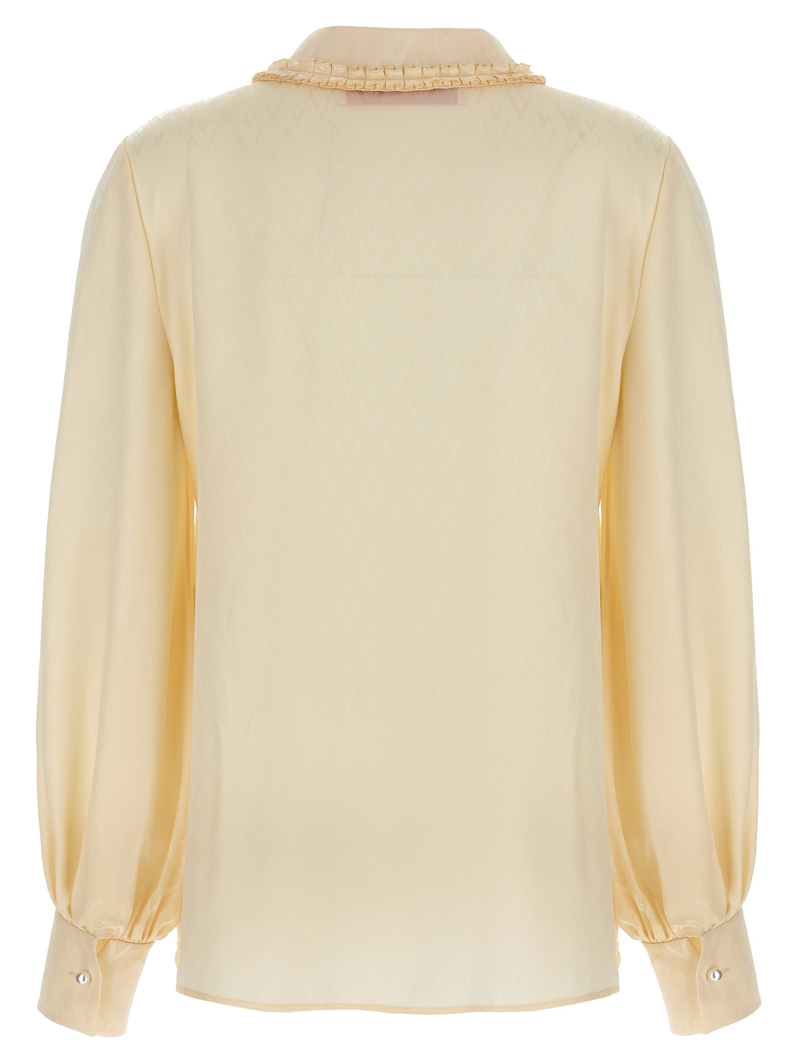 Valentino Garavani 100% Silk blouse in beige — view 2