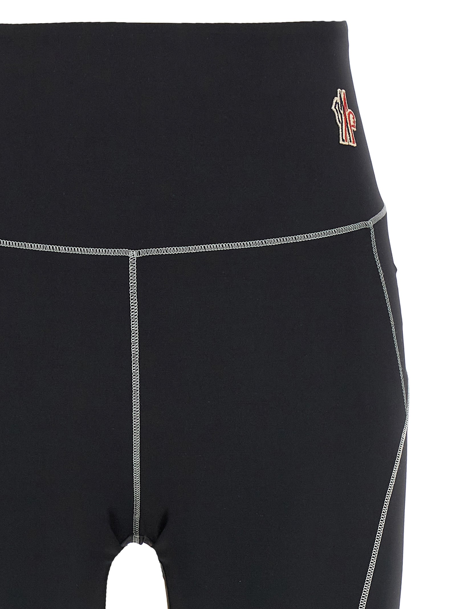Moncler Grenoble 78% polyamide leggings in black — view 3
