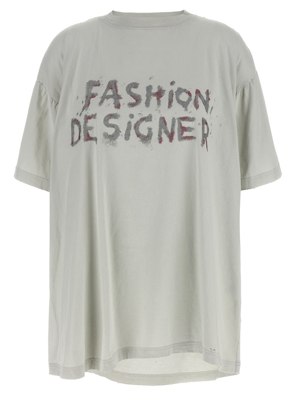 Balenciaga 100% cotton t-shirt in gray