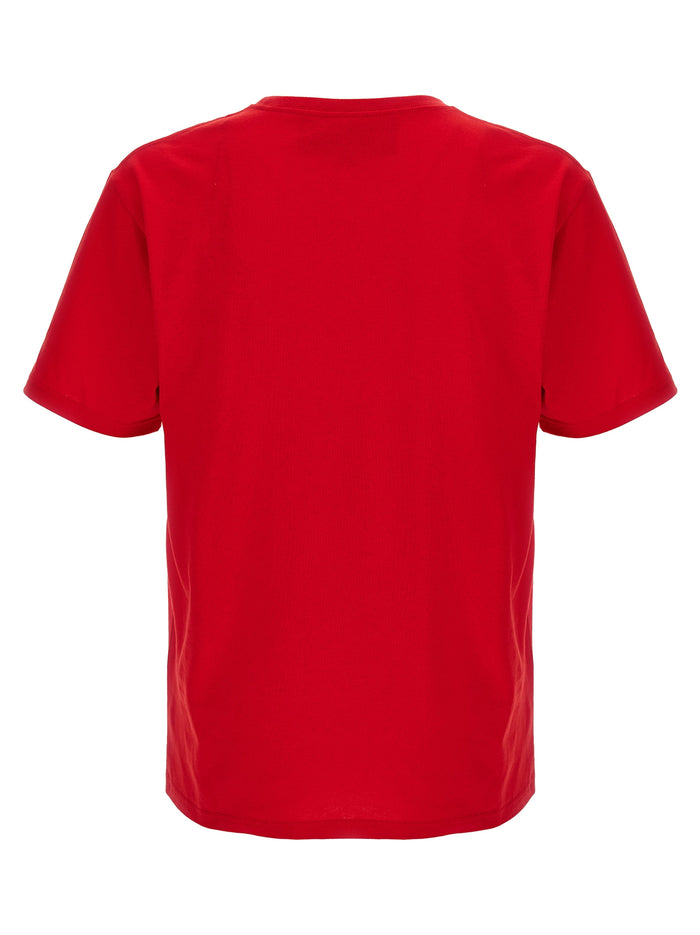 Valentino Garavani 100% Cotton t-shirt in red — view 2