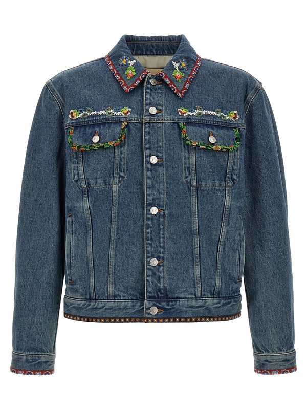 Valentino Garavani 100% Polyamide jacket in blue