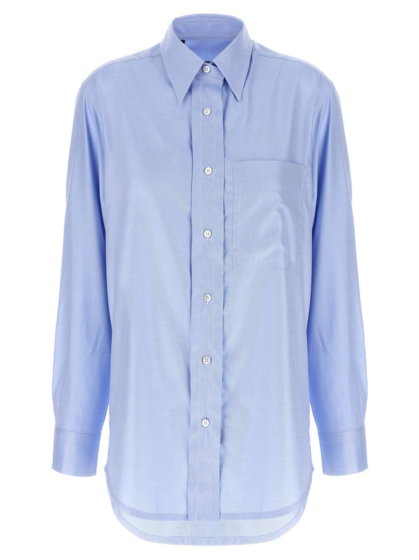 Brioni 100% cotton shirt in blue