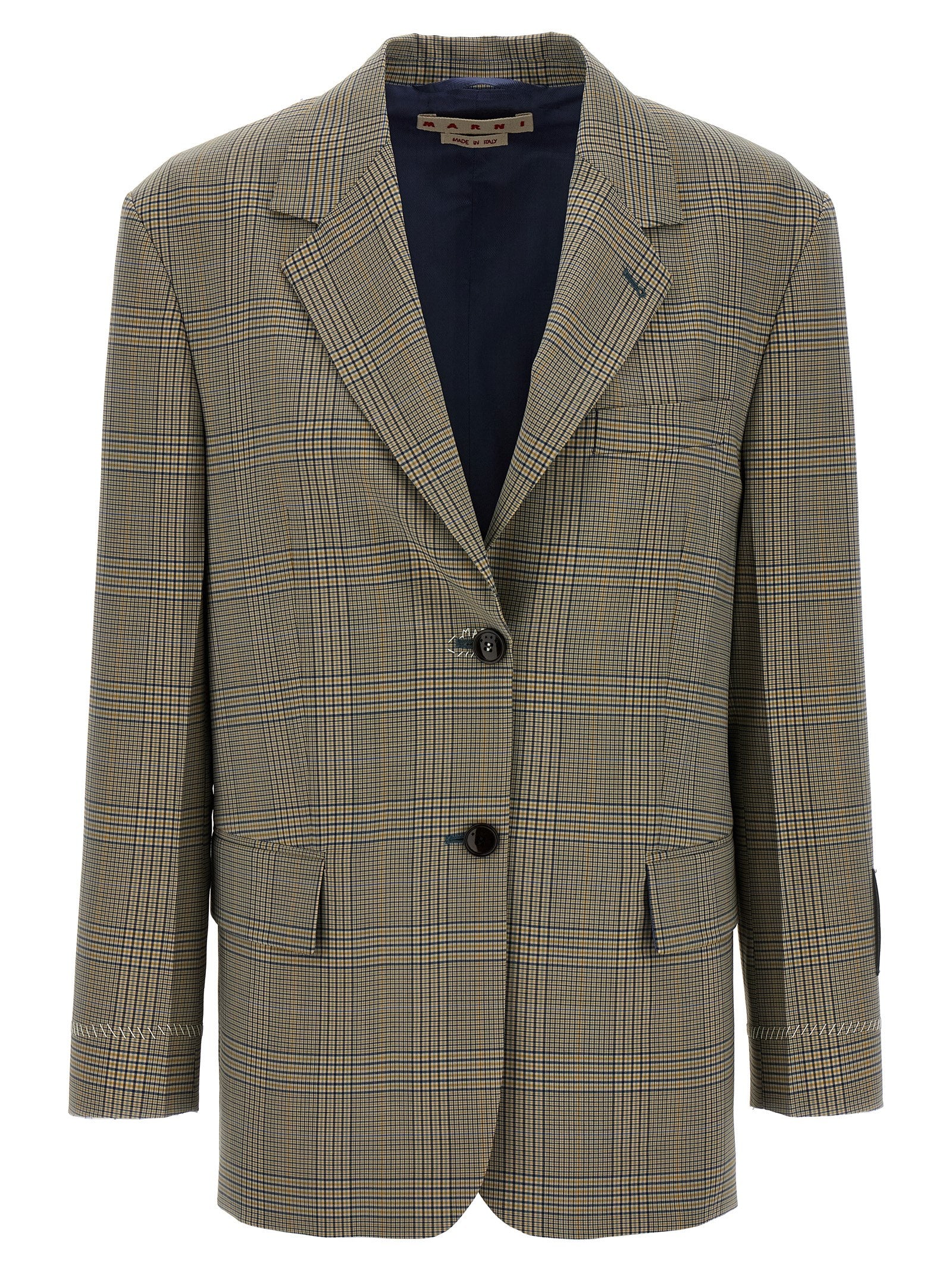 Marni wool blazer in beige