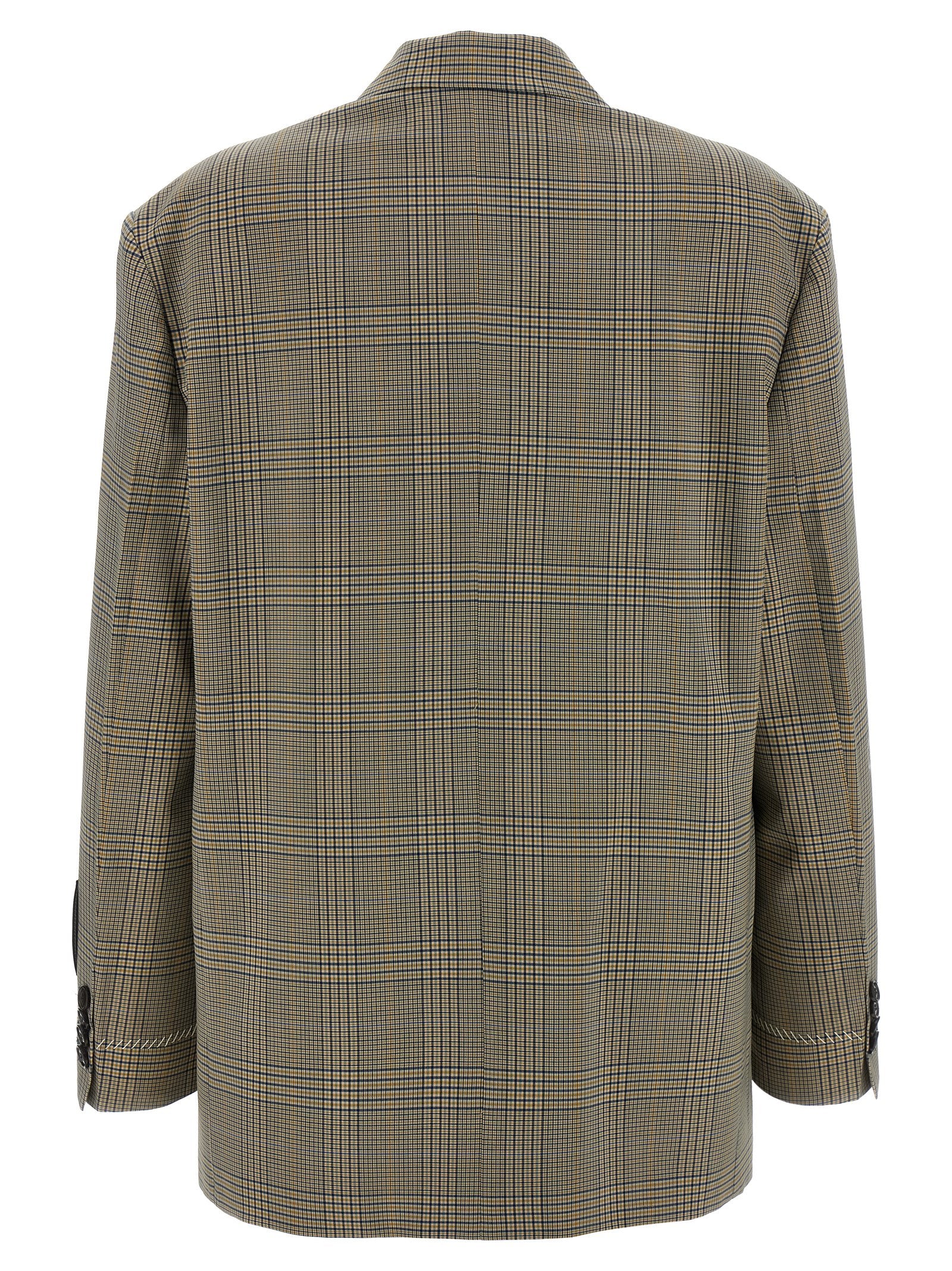 Marni wool blazer in beige — view 2